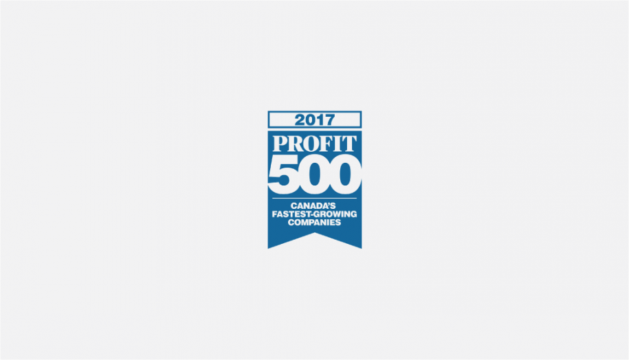 2017 Profit 500 Canada's Fastest-growing Companies logo